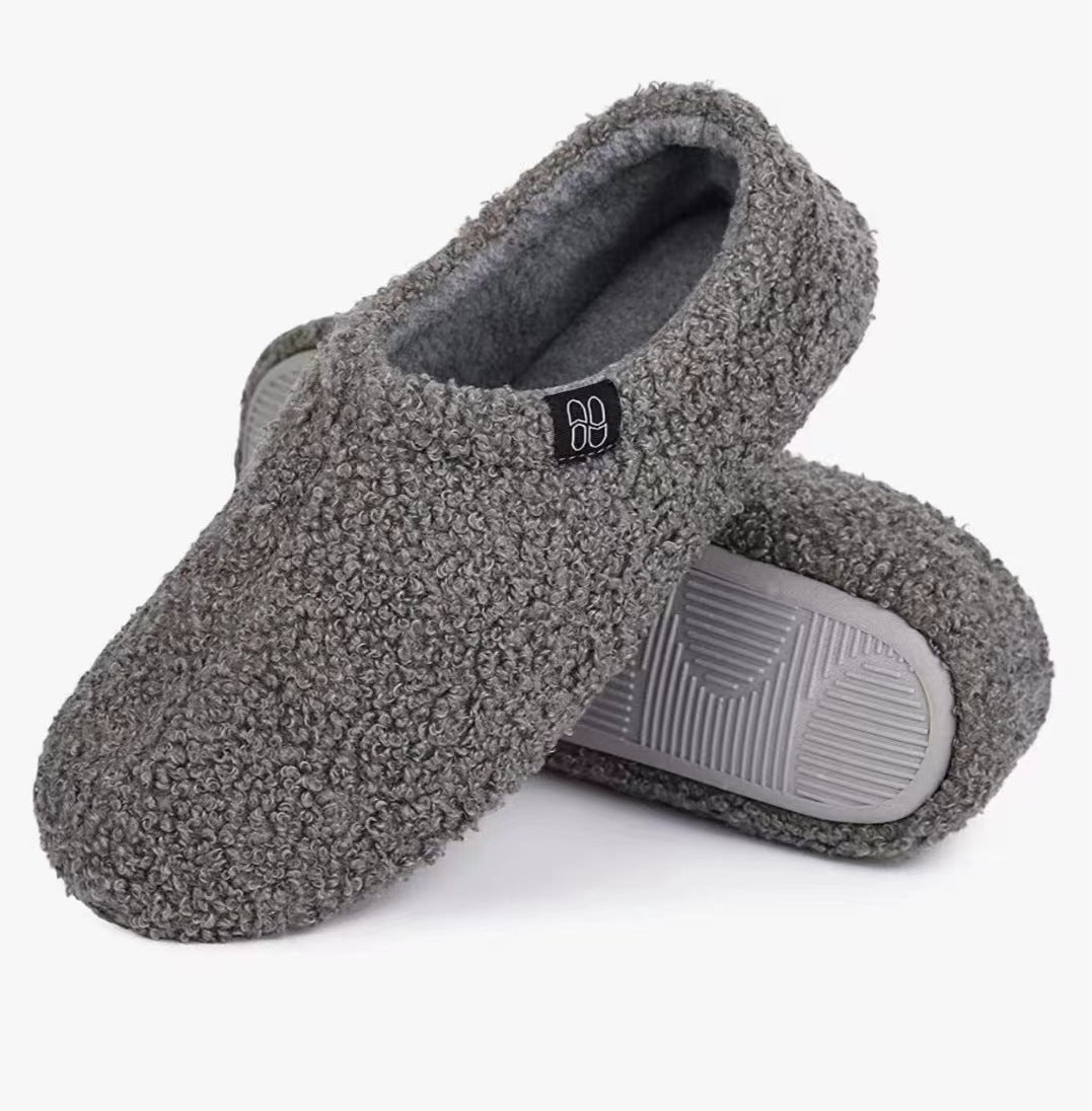 Pantoufles à talons hauts en peluche Teddy