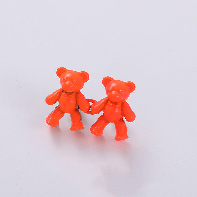 Broche ours mignon, Clip de taille, fermeture à pression en métal, épingles pour pantalons, bouton détachable, boucle sans couture, jean, réduire la taille, serrer la broche