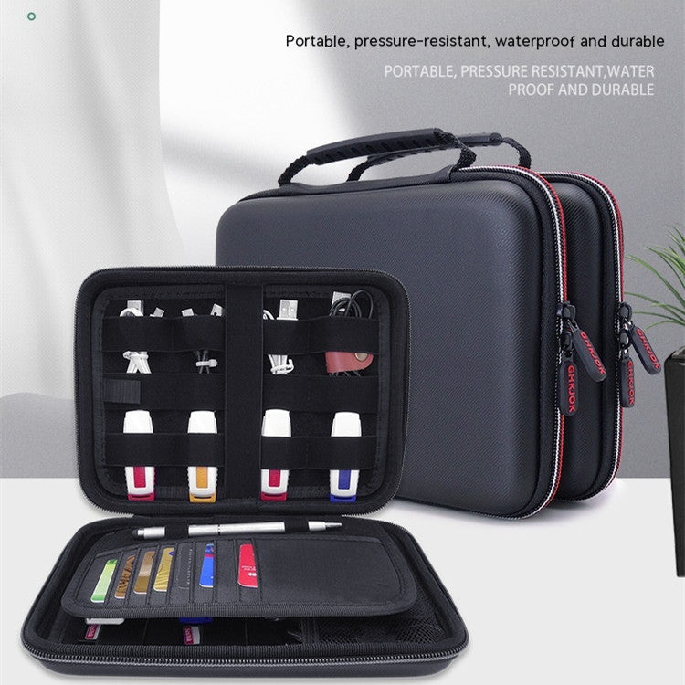 Bolsa de almacenamiento con bloqueo de cifrado, tarjeta bancaria, tarjeta SD, gran capacidad, U Shield Scrambler