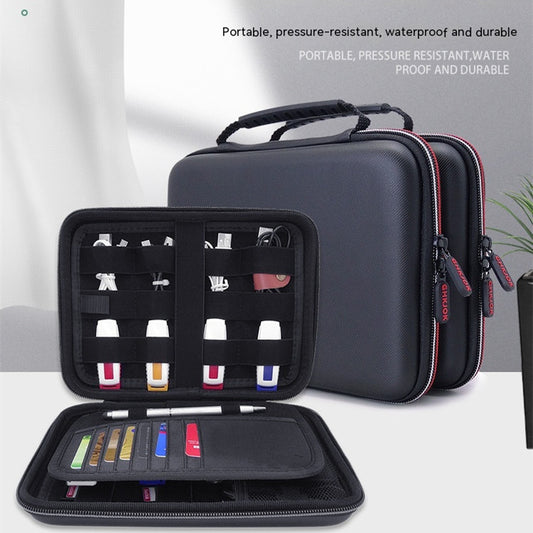 Bolsa de almacenamiento con bloqueo de cifrado, tarjeta bancaria, tarjeta SD, gran capacidad, U Shield Scrambler