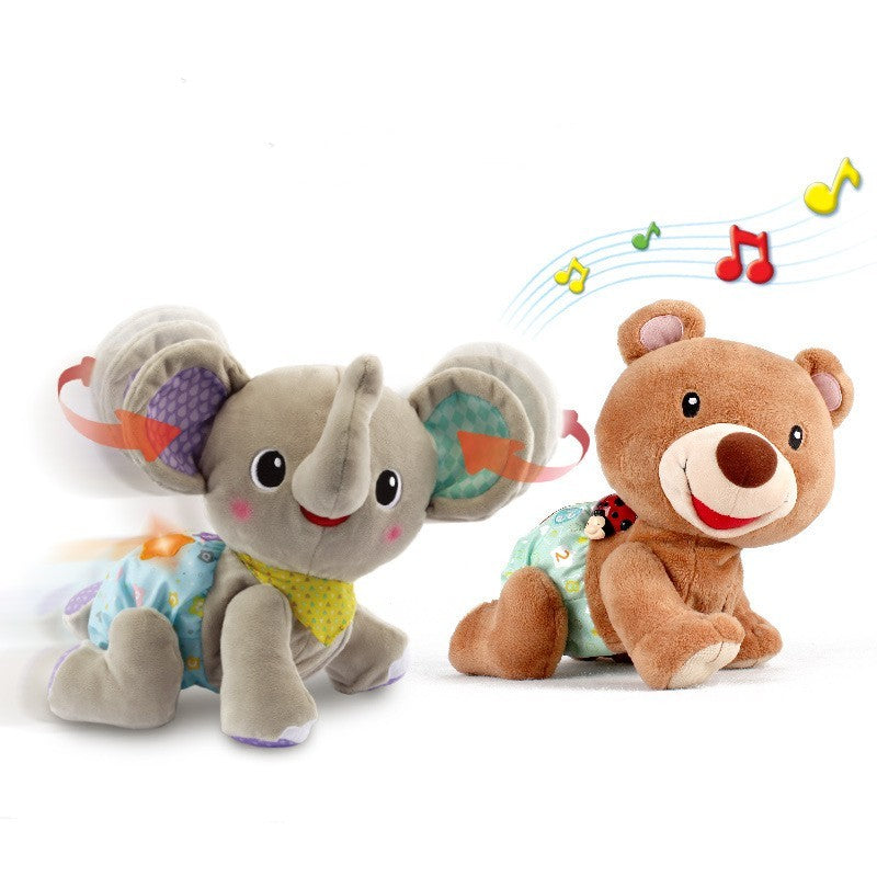 Aprende a gatear Guía del oso Boo Gatear juguetes para bebés