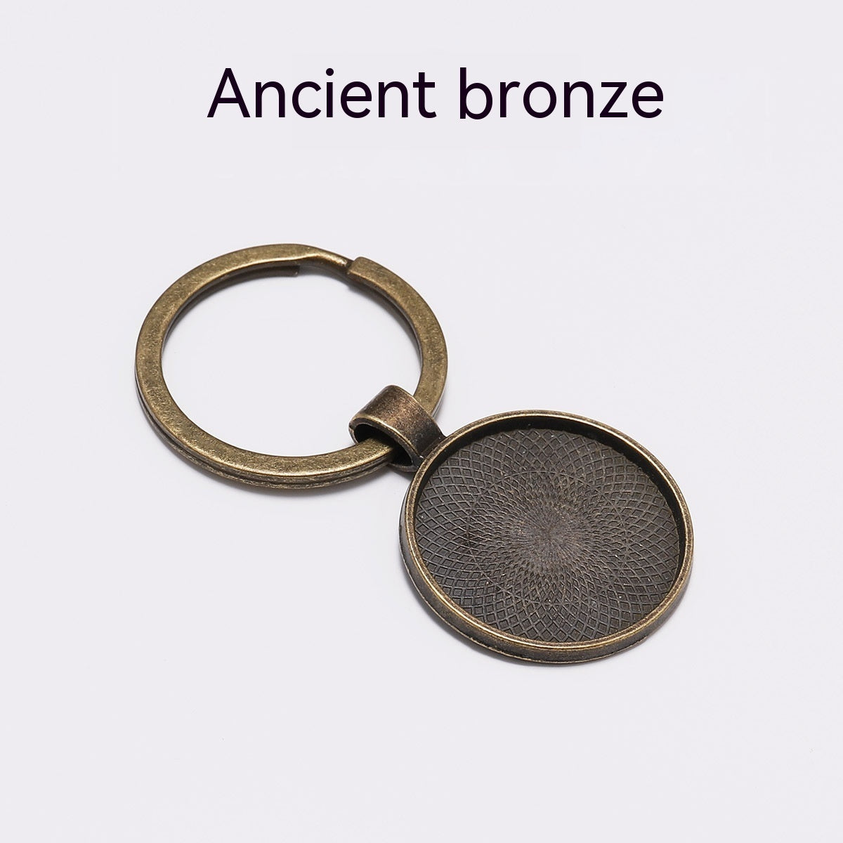 Porte-clés écologique sans Nickel, Support de Base en pierre de temps, pendentifs de clé