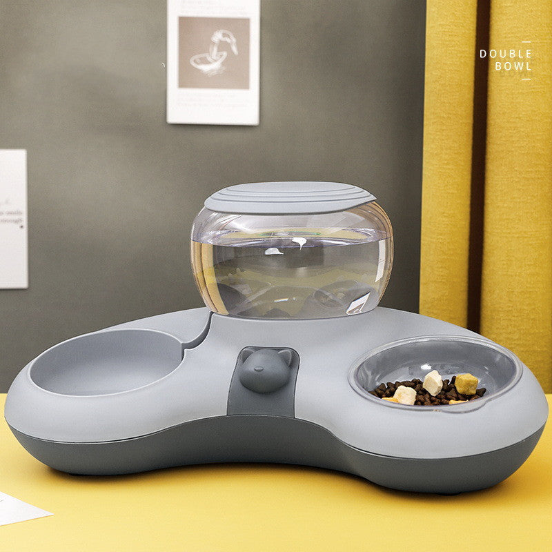 Cuenco Doble De Alimentación Y Agua Potable Automático Crescent
