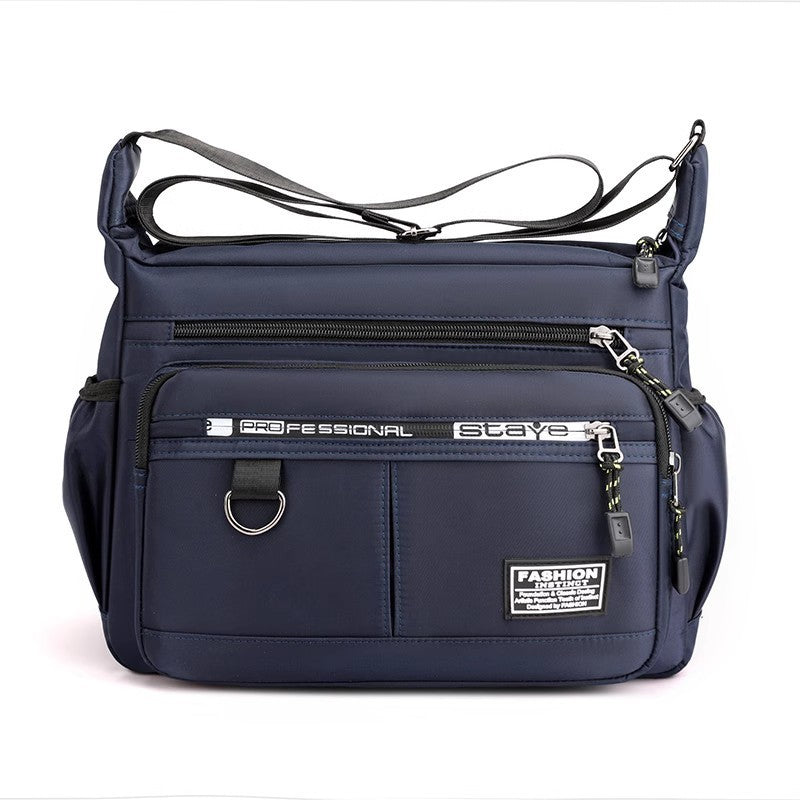Bolso bandolera de gran capacidad con múltiples bolsillos