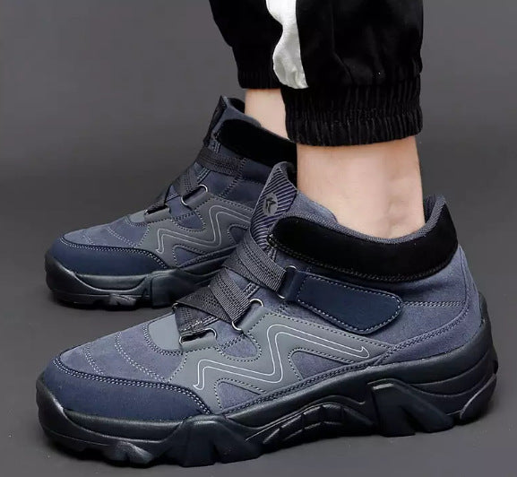 Grande taille en plein air personnes âgées coton rembourré chaussures hommes hiver