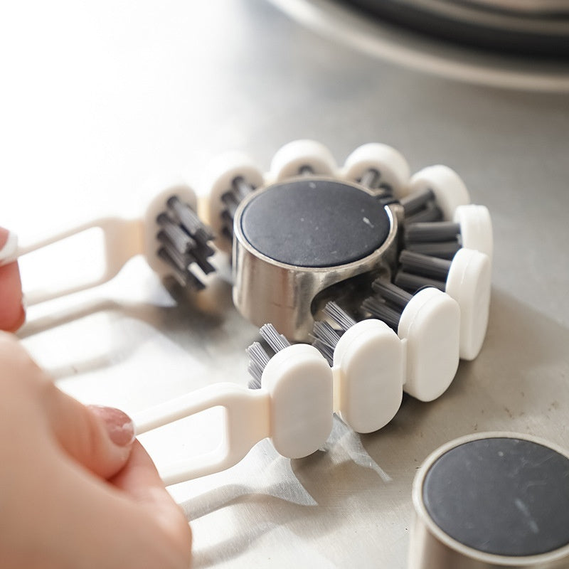 Brosse de nettoyage de robinet, brosse de nettoyage des taches d'huile de cuisine, outil de nettoyage des espaces pliables, cuisine, salle de bains, Tube de baignoire, brosse de nettoyage d'évier, Gadgets de cuisine