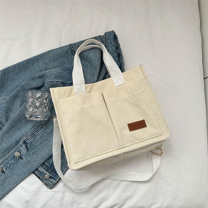 Bolso de hombro de estilo occidental de moda de gran capacidad