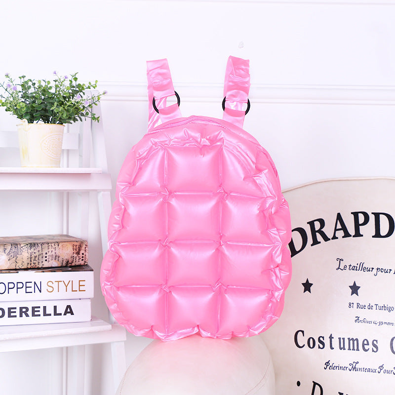 Mochila linda inflable de PVC de gran capacidad