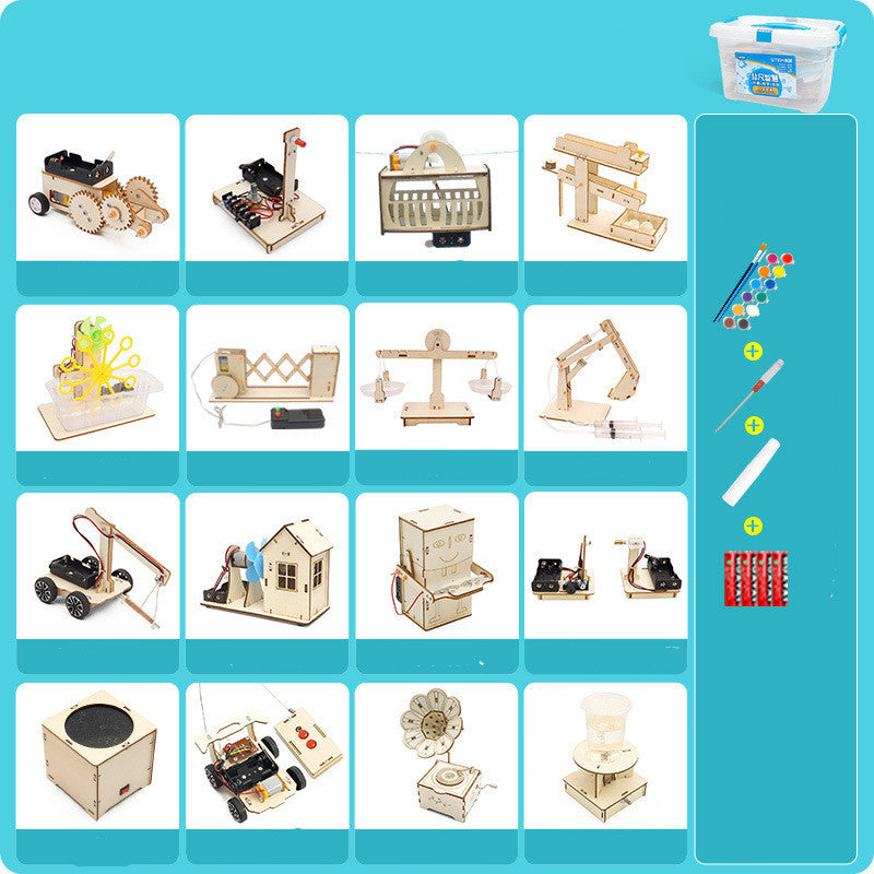 Science physique et technologie petit kit de production équipement pack de matériaux expérimentaux