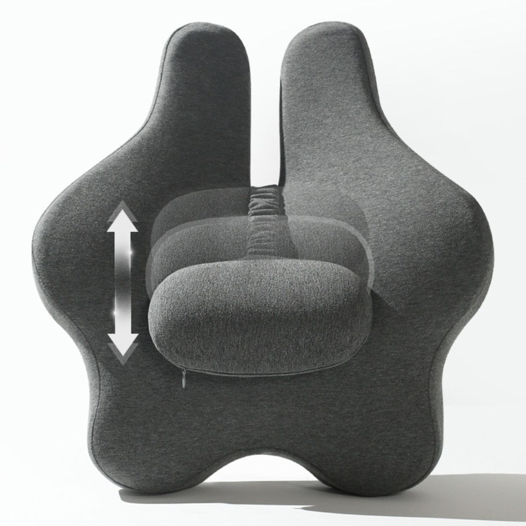 Coussin de voiture réglable en mousse à mémoire de forme, support de taille