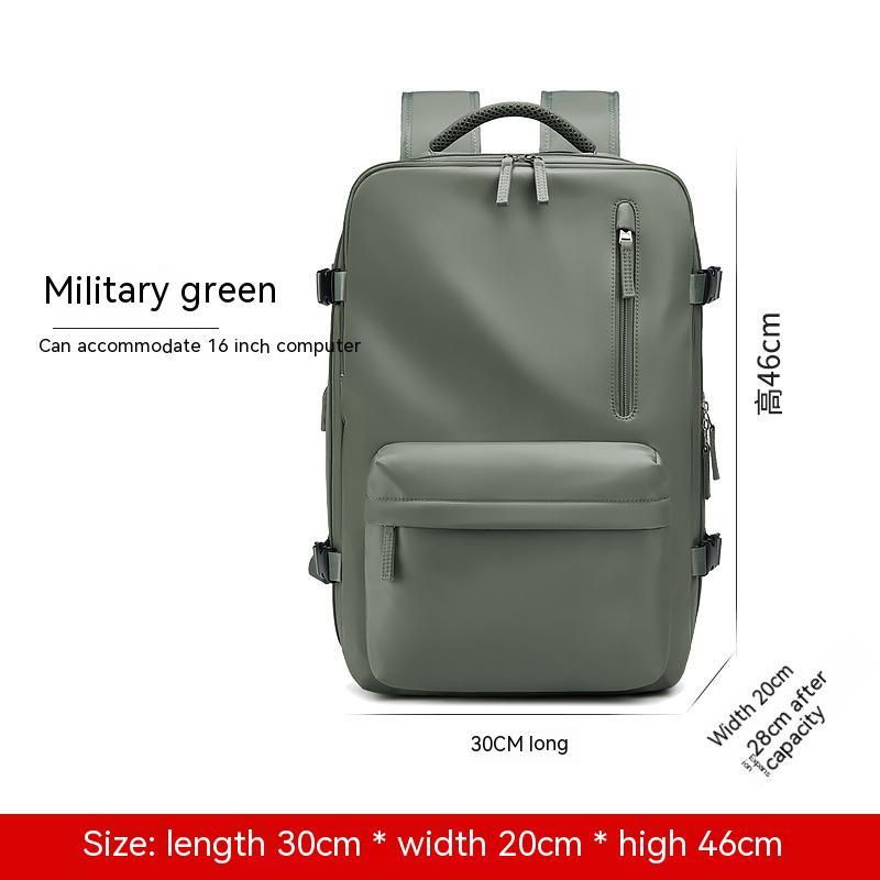 Expansion Backpack Sac à dos décontracté pour femme avec séparation sèche et humide