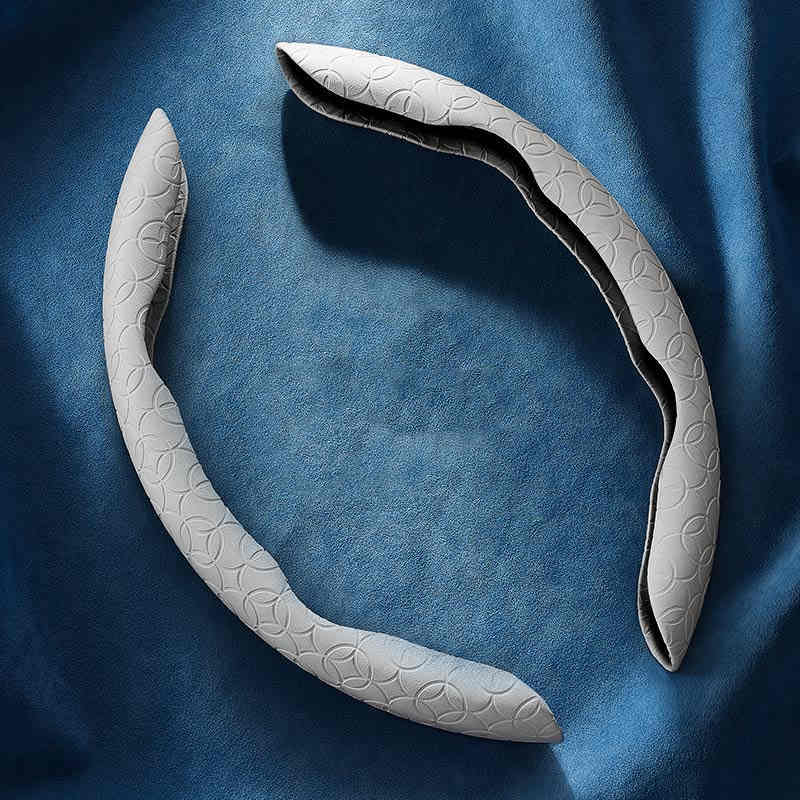 Housse de volant de voiture en daim, Ultra-fine, absorbant la sueur, antidérapante, été