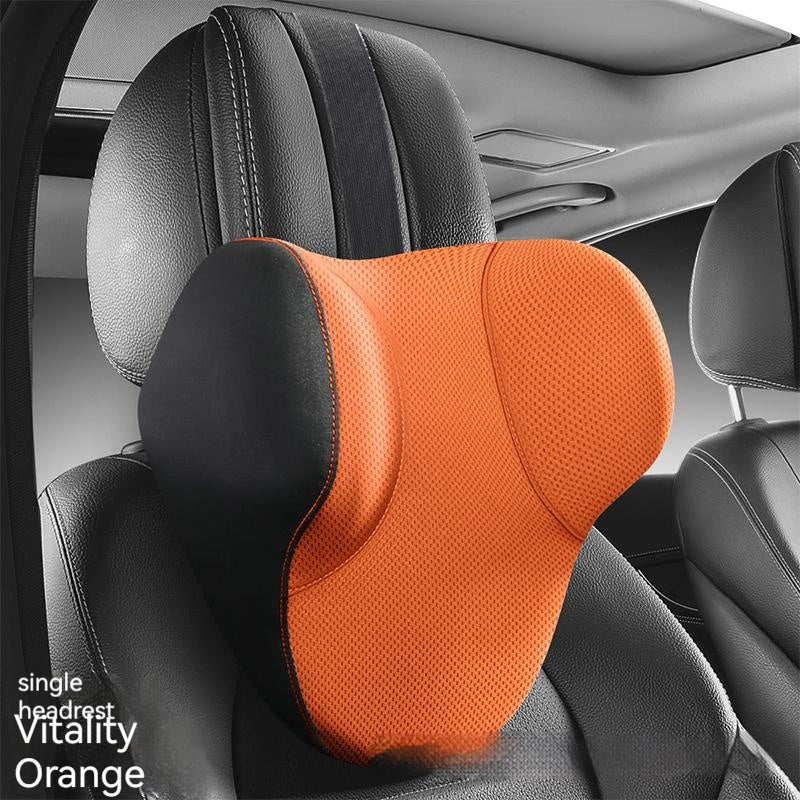 Almohada de soporte Lumbar hidrofóbica tridimensional de espuma viscoelástica, ligera, a prueba de aceite, de lujo, cómoda y transpirable, reposacabezas automotriz para coche