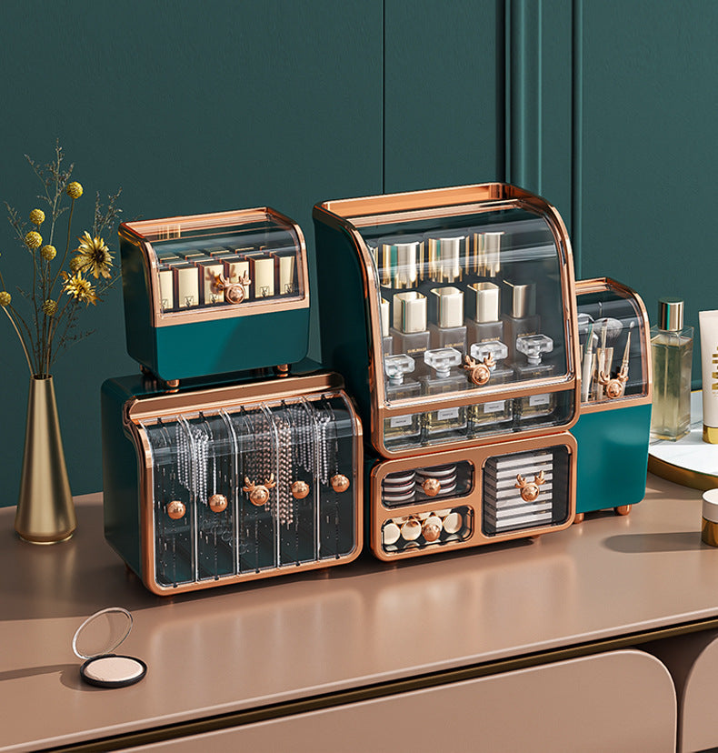 Cajón de almacenamiento de caja de almacenamiento de cosméticos de lujo ligero