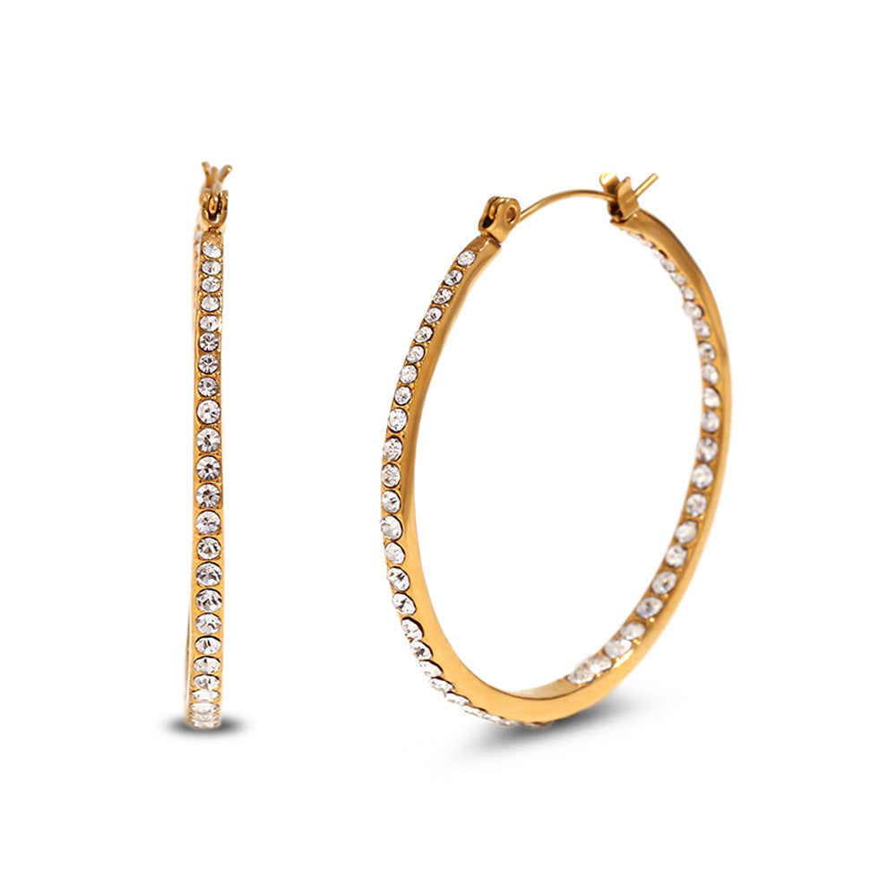 Boucles d'oreilles minimalistes de haute qualité, mode européenne et américaine