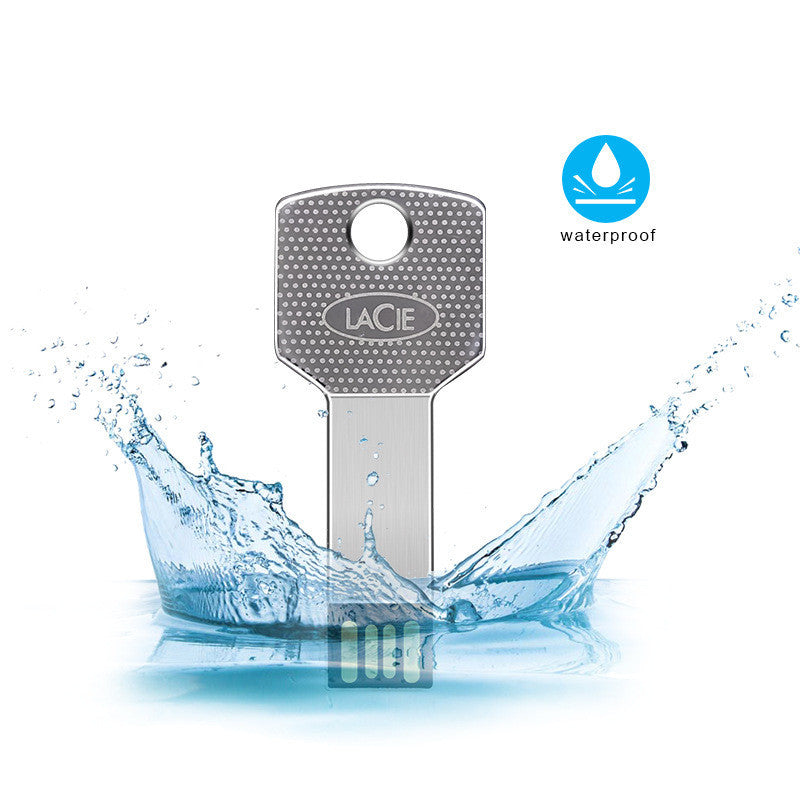 Clé USB à clé métallique jointe étanche ultra-mince