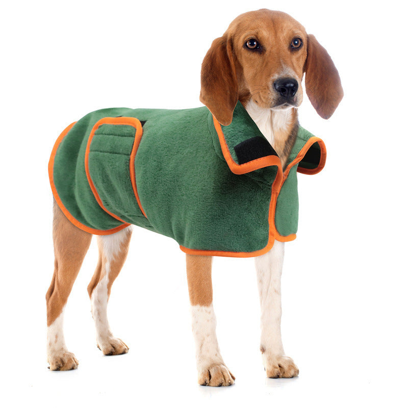 Albornoz para perros, abrigo de secado para mascotas, toalla de playa absorbente de microfibra para perros grandes, medianos y pequeños, gatos de secado rápido