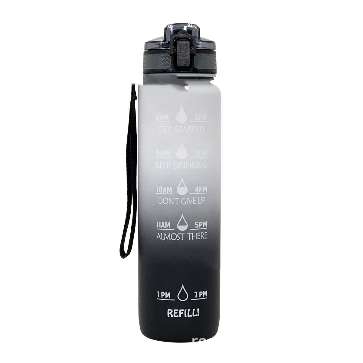 Bouteille d'eau dégradée givrée Sports