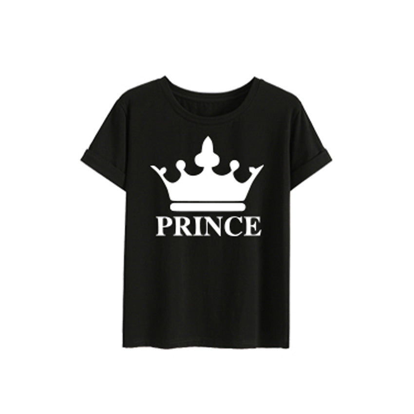 Crown King – T-Shirt à manches courtes pour toute la famille, nouvelle collection d'été