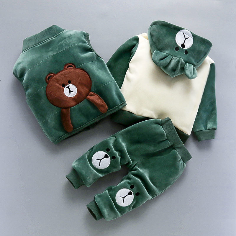 Ensemble trois pièces de vêtements pour bébé pour enfants et enfants
