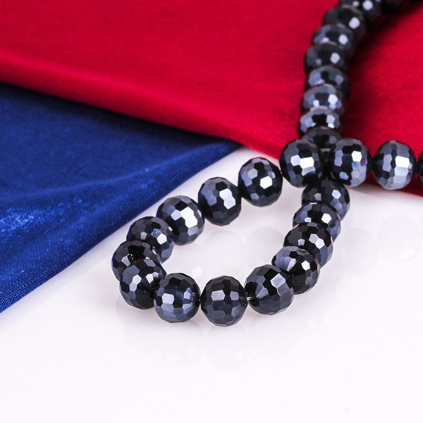 Accessoires de coiffure de mariée galvanisés, matériel d'ornement, perles coupées