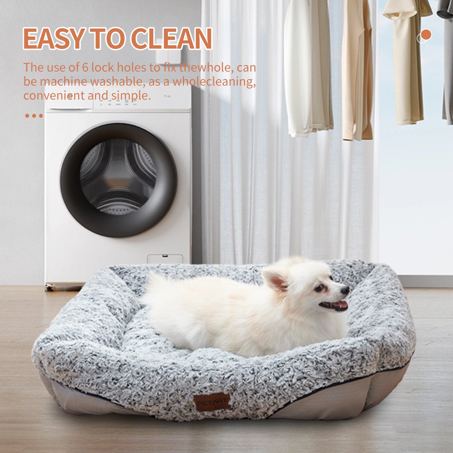 Lits en velours Rose tourbillon pour chiens de petite et moyenne taille, coussin amovible, canapé-lit apaisant pour chien, Anti-anxiété, lavable en Machine, pour chat 