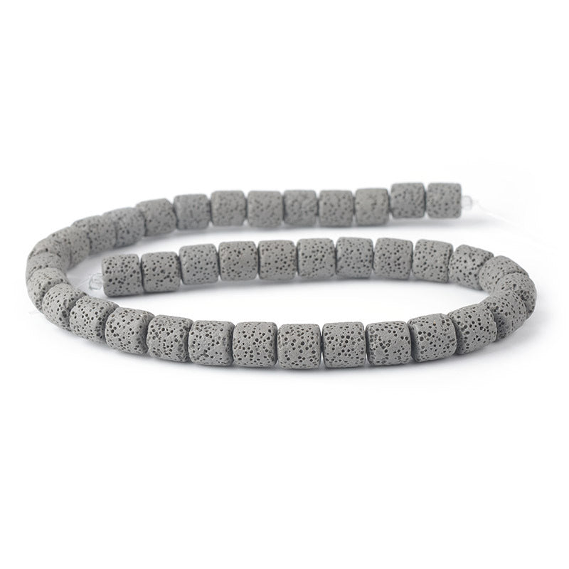 6mm Volcanic Rock Cylindrical DIY Handmade Beaded