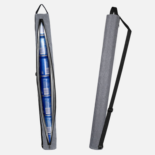 Bolsa enfriadora de cerveza para golf, bolso cruzado con cilindro, tubo largo para exteriores, aislado