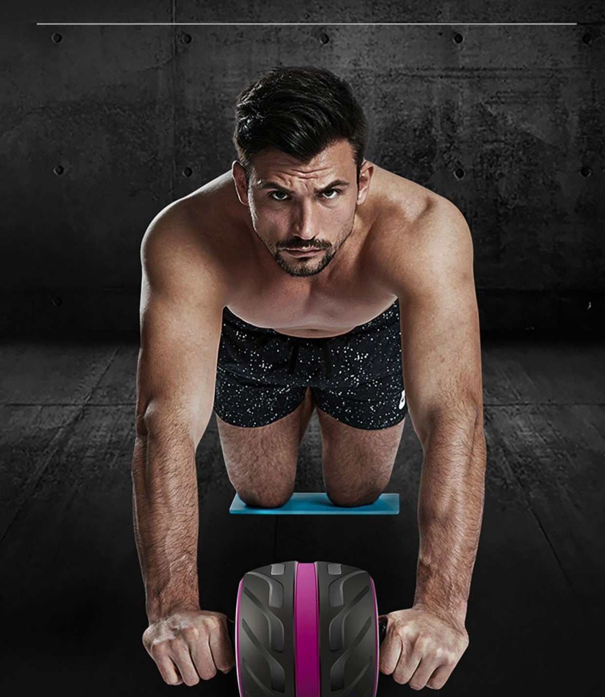 Rodillo de rueda de abdominales silencioso para entrenador de abdominales de rebote automático