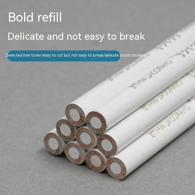 Stylo surligneur pour croquis, poudre blanche, pinceau en plomb