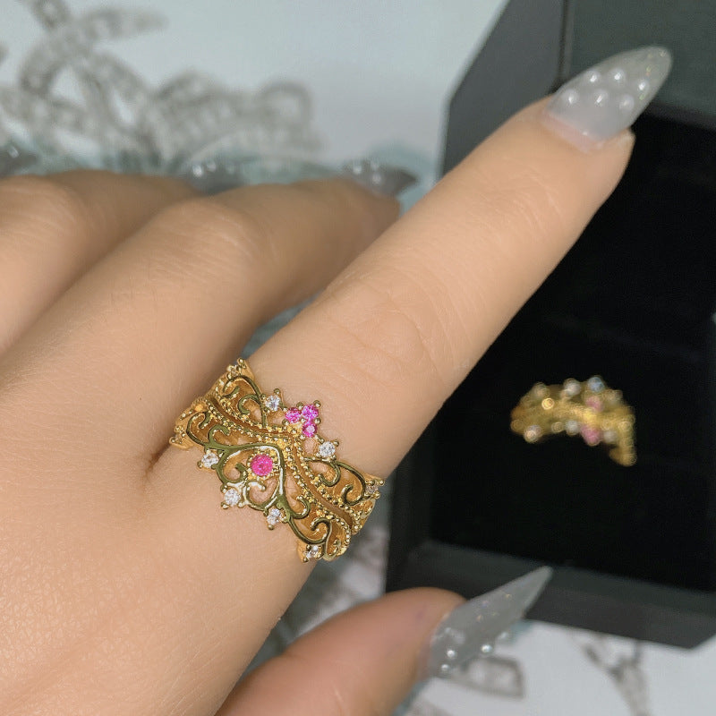 Anillo de niña azul océano suave de Wendy's Life medieval