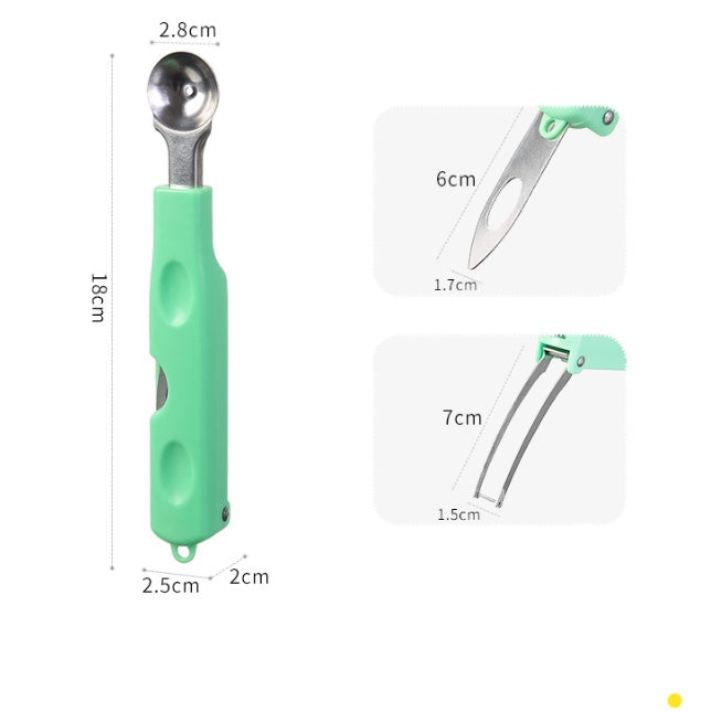 Cuillère à creuser multifonctionnelle en acier inoxydable