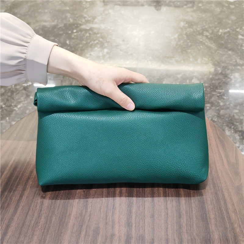 Sac à main simple en cuir de grande capacité