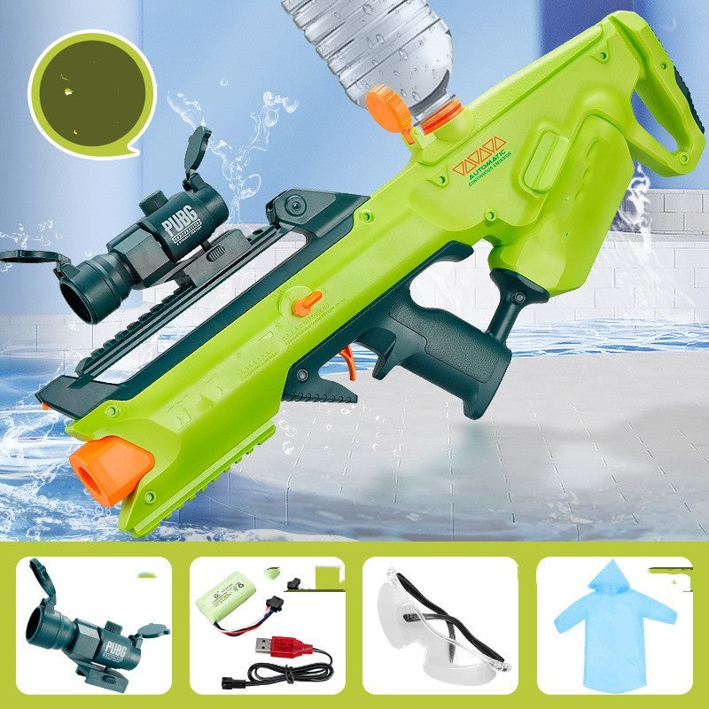 Pistolet à eau électrique continu pour pulvérisation d'eau pour enfants