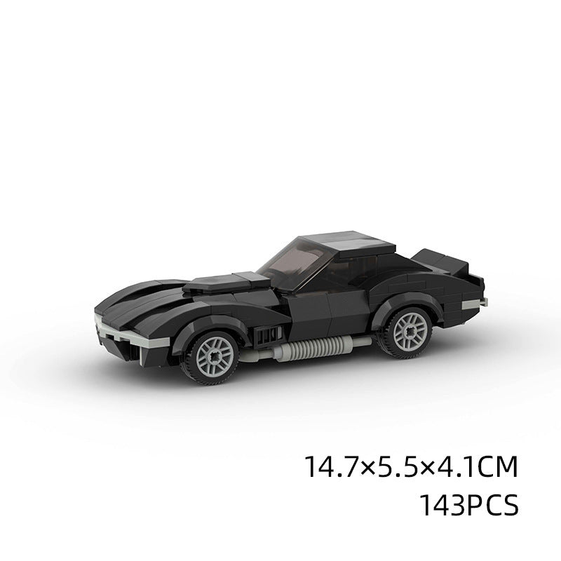 Jouets pour enfants, modèle de voiture de sport et blocs de construction à petites particules, jouets éducatifs MOC