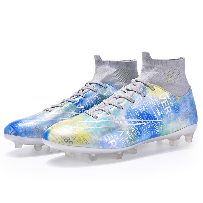 Chaussures de football montantes pour garçons et filles Tf ongles cassés