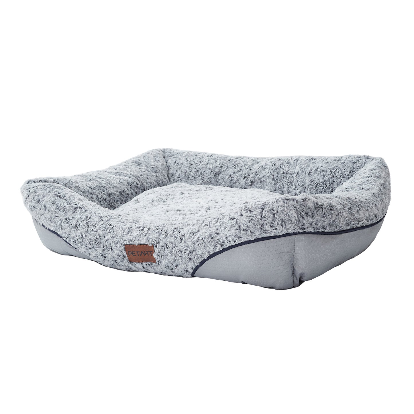 Lits en velours Rose tourbillon pour chiens de petite et moyenne taille, coussin amovible, canapé-lit apaisant pour chien, Anti-anxiété, lavable en Machine, pour chat 