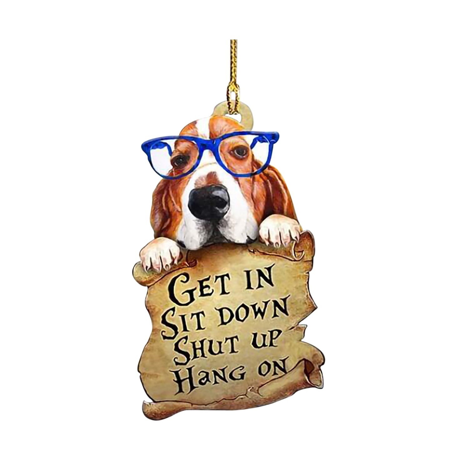 Pendentif chien de voiture, accessoires de sac à dos de clé de voiture