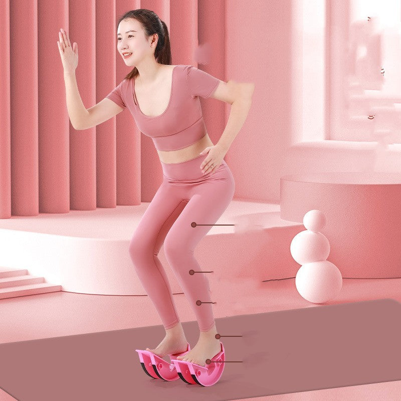 Équipement de forme physique de yoga de pédale oblique de panneau de nervure