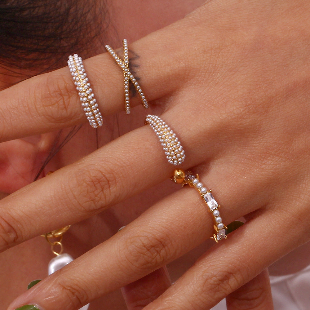 Popular Simplicity Pearl Jewelry Earrings