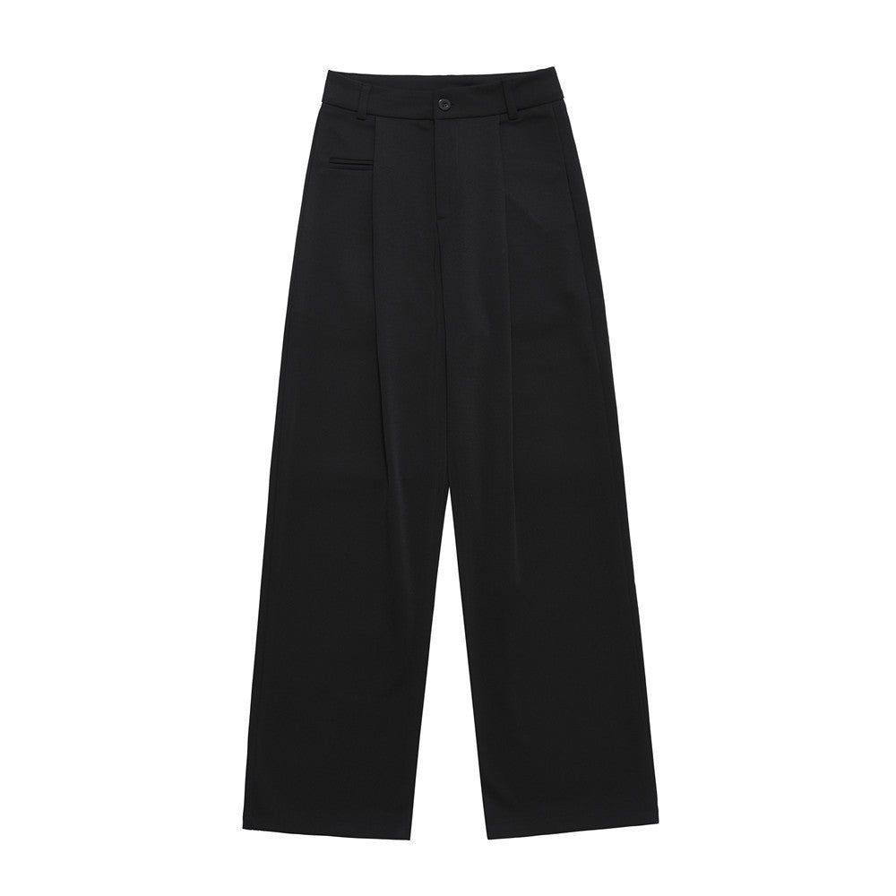 Men's Loose Hanging Sense Straight-leg Trousers