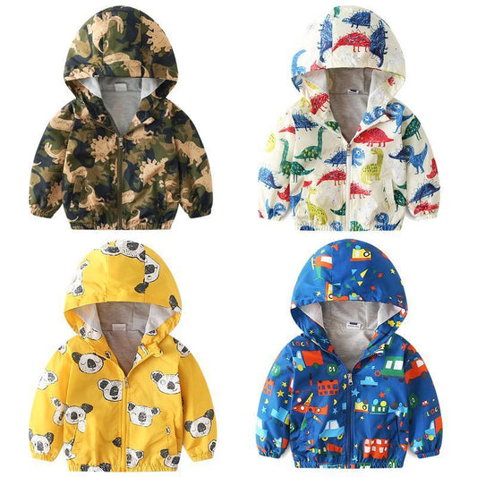 Veste garçon veste à capuche décontractée