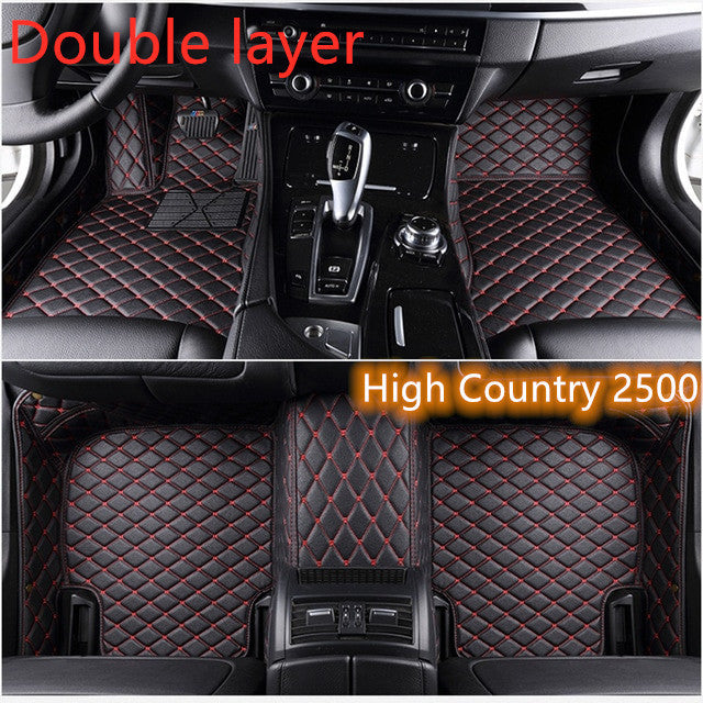 Alfombrilla de cuero para coche completamente rodeada, protección para todo tipo de clima