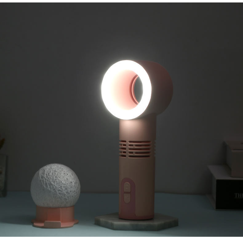 Mini refroidisseur rechargeable USB de ventilateur sans lame portatif avec indicateur LED