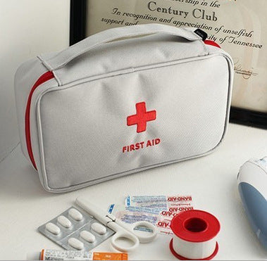Vide Grande trousse de premiers secours Médicaments Camping en plein air Survie Sac à main Kits d'urgence Voyage Sac médical Sac de rangement portable Rouge