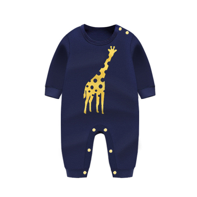 Combinaison barboteuse à manches longues pour bébé, vêtements de printemps et d'automne