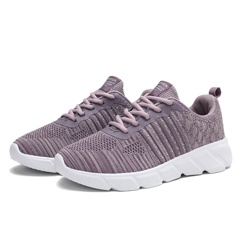 Casual Sports Shoes Flat Light And Breathable Net Shoes