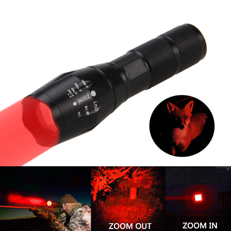 Mini lampe de poche Portable LED ZOOM torche chasse lampe de poche Zoomable lampe torche