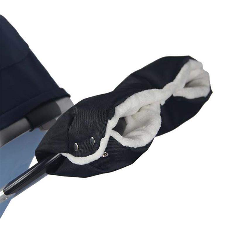 Accessoires de poussette pour bébé, gants chauds d'hiver coupe-vent froids et velours épais pour chariot à cheveux