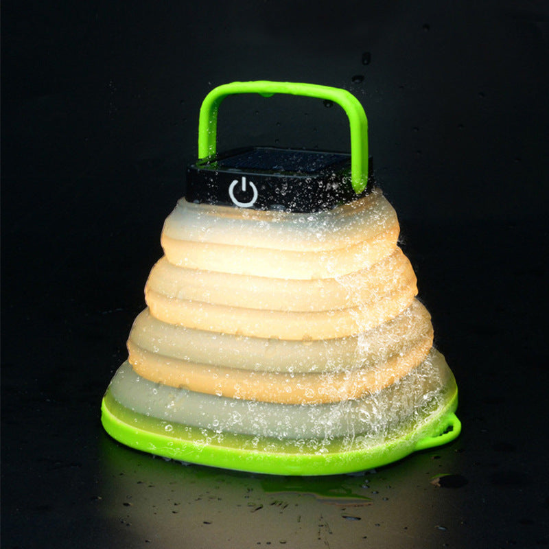 Luz LED telescópica portátil multifuncional impermeable para tienda de campaña al aire libre